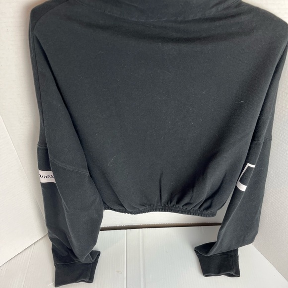 Polaroid cropped 1/4 zip sweatshirt black - Picture 5 of 5